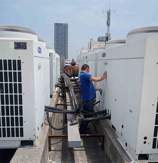 横峰中央空调制热和不制冷系统维修方法